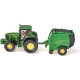Traktor John Deere z prasą model metalowy SIKU S1665